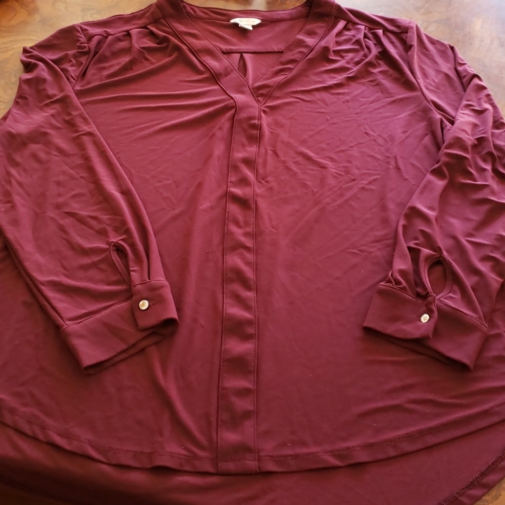 Maroon Cato dress top